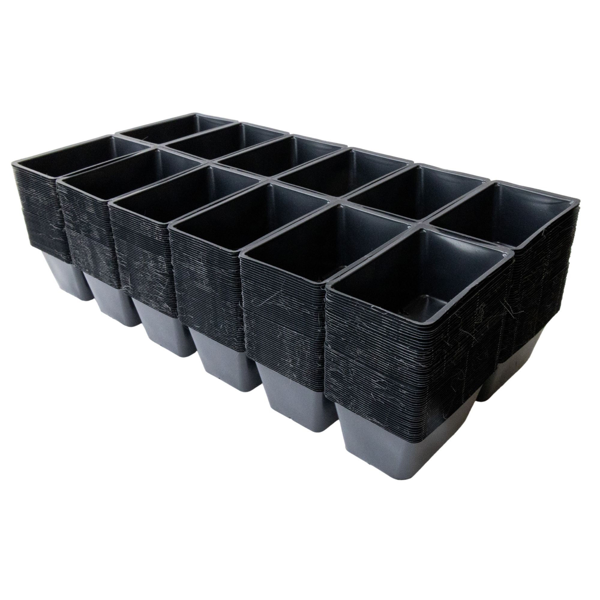 12 Cell Plant Tray Inserts - Pack of 50 - One Dozen Perforated Planter Cells with Drain Holes - For 10x20 Trays. Gardening, Seed
